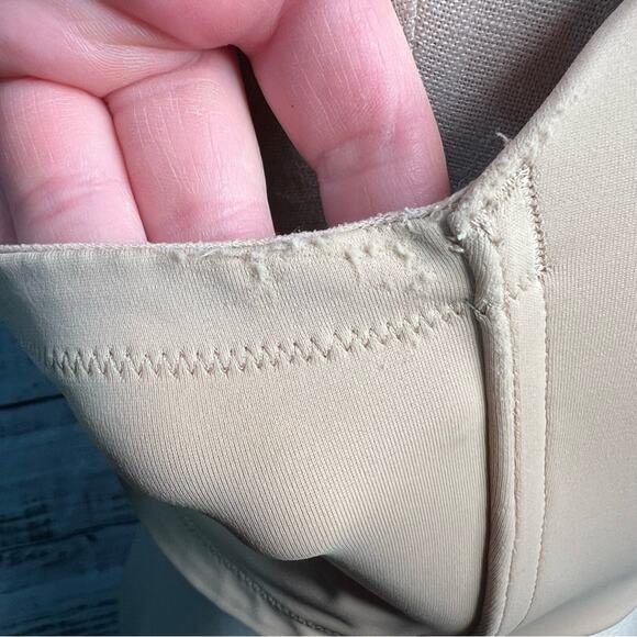 Cacique 40H Bra Lightly Lined T Shirt Bra No Wire Nude Tan Wireless Lane Bryant - Picture 6 of 10